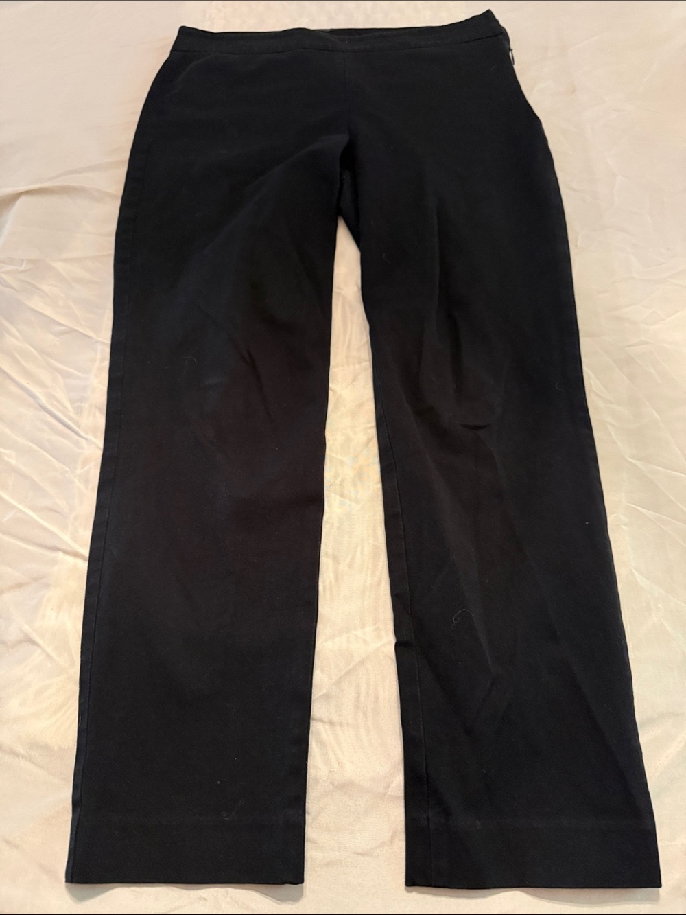 Talbots Black Cropped Straight-Leg Women's Pants